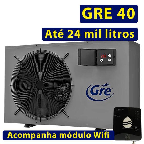 Imagem de Bomba de Calor GRE G40 (6,1KW) Monofásica 220V 60HZ + Módulo Wifi