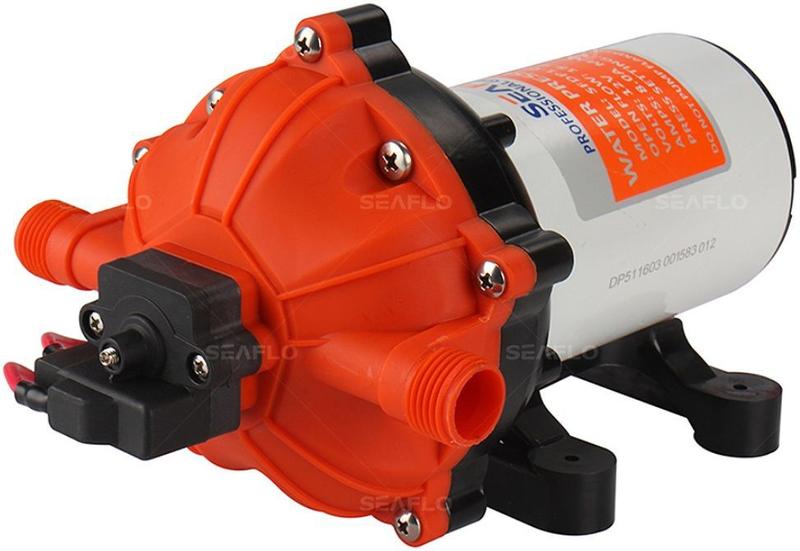 Bomba de Pressurização Automática Seaflo 3.0 GPM 24V 60 PSI com Pressostato Modelo SFDP2-030-060-51 Menor preço em Bomba de Pressurização Automática Seaflo 3.0 GPM 24V 60 PSI com Pressostato Modelo SFDP2-030-060-51