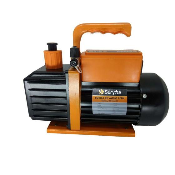 Imagem de Bomba De Vácuo 7Cfm 7 Cfm Duplo Estágio Bivolt Suryha