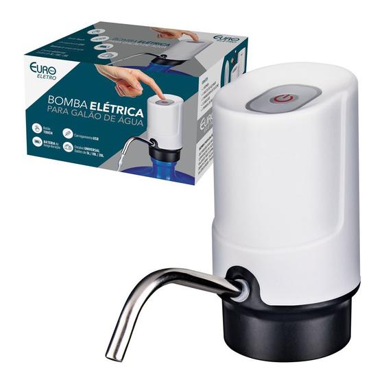 Bomba Elétrica Para Galão De Água Com Bico De Aço Inox Menor preço em Bomba Elétrica Para Galão De Água Com Bico De Aço Inox