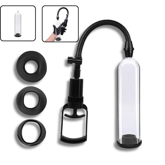 Bomba Peniana Manual A Vácuo Desenvolvedor com Anel Peniano Strong Man Gatilho Sexy Import Sex Shop Extensor Masculino Menor preço em Bomba Peniana Manual A Vácuo Desenvolvedor com Anel Peniano Strong Man Gatilho Sexy Import Sex Shop Extensor Masculino