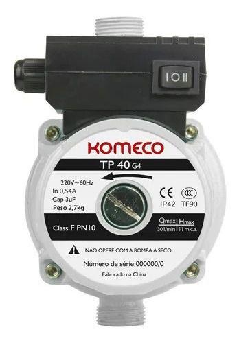 Bomba Pressurizador De Água Quente Frio Tp40 G4 120w Komeco é boa?