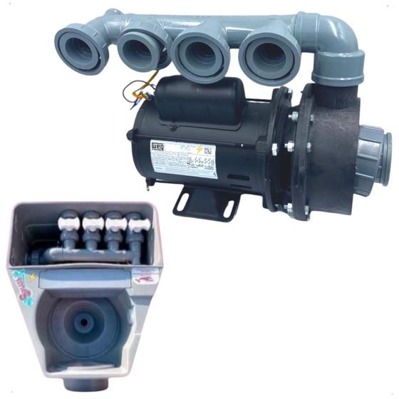 Imagem de Bomba Splash 3/4cv Weg Bivolt P/4 Registros Monofásica Bivolt