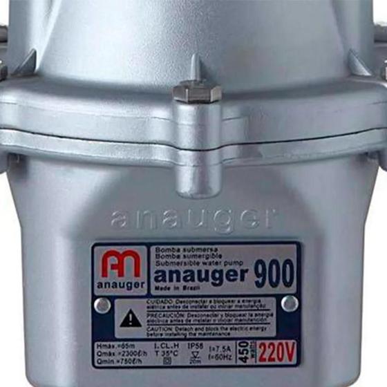 Imagem de Bomba Submersa Anauger 900 - 5G -220V - Monofásica