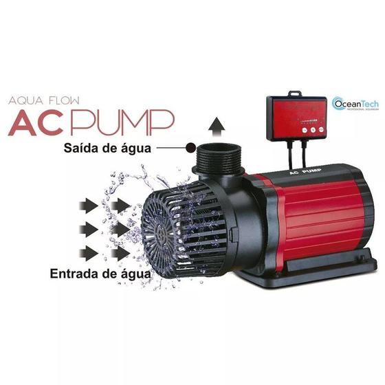 Bomba Submersa Eletrônica Ocean Tech 3000L/h com Controlador - 220V Menor preço em Bomba Submersa Eletrônica Ocean Tech 3000L/h com Controlador - 220V
