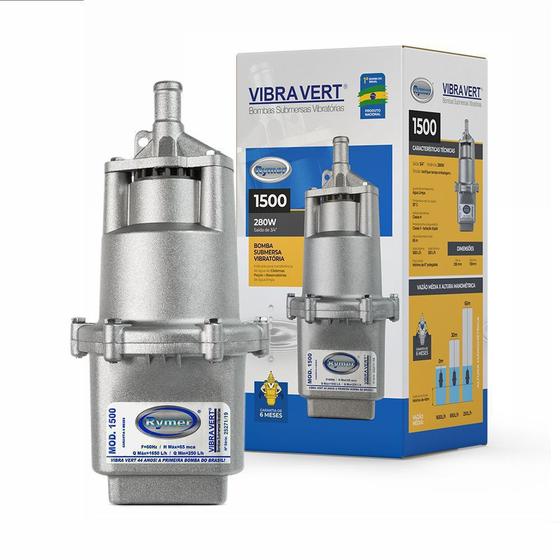 Bomba Submersa Vibratória P/ Poço Tipo Sapo Rymer 1500 60Hz 220V é boa?