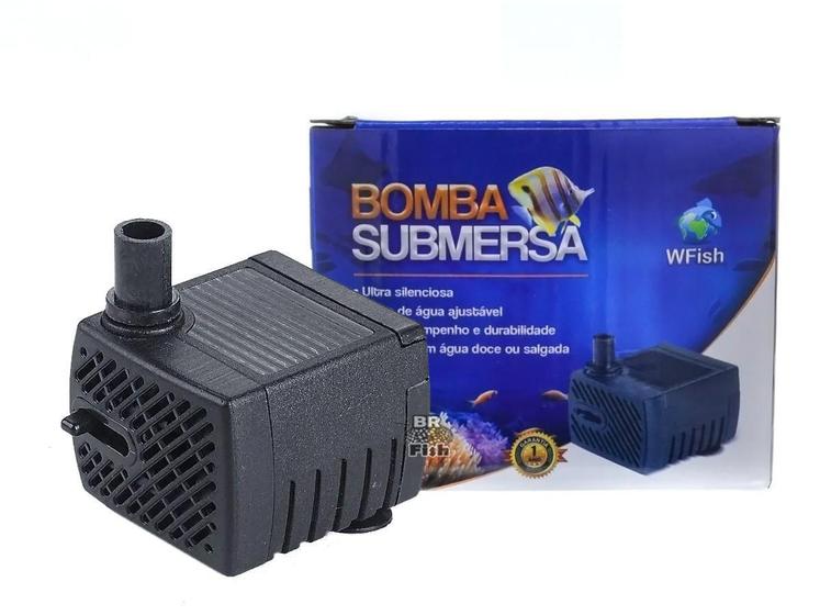 Imagem de Bomba Submersa Wf-300 Wfish 300L/H Para Aquários Fontes 110V