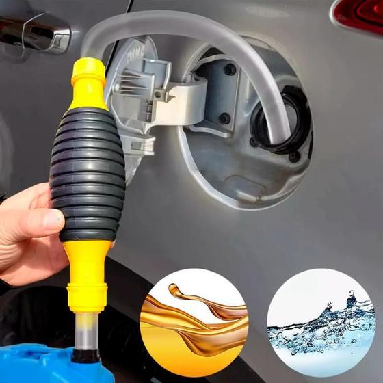 Imagem de Bomba Sucção Transferência Líquidos Água Gasolina Manual