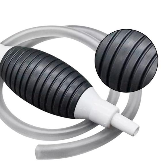 Bomba Sucção Transferência Líquidos Água Manual Motor D'Água - Black ...