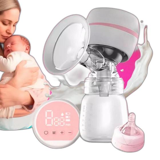 Imagem de Bombinha Tira Leite Elétrico Digital 180Ml Materno Usb