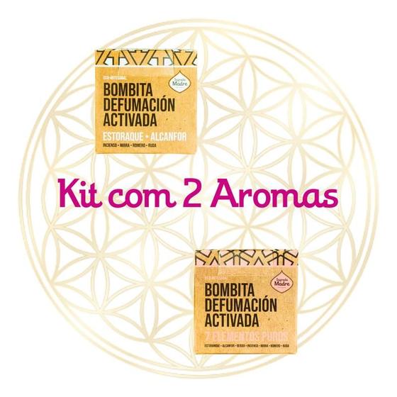 Imagem de Bombita Defumação Ativada Sagrada Madre C/8 - KIT 2 Aromas