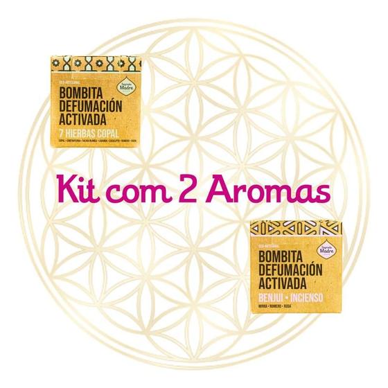 Imagem de Bombita Defumação Ativada Sagrada Madre C/8 - KIT 2 Aromas