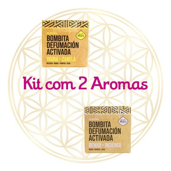 Imagem de Bombita Defumação Ativada Sagrada Madre C/8 - KIT 2 Aromas