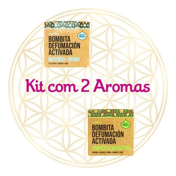 Imagem de Bombita Defumação Ativada Sagrada Madre C/8 - KIT 2 Aromas