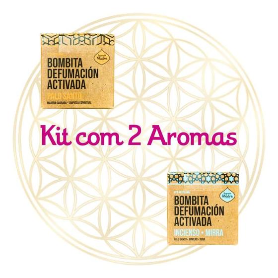 Imagem de Bombita Defumação Ativada Sagrada Madre C/8 - KIT 2 Aromas