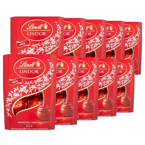 Imagem de Bombom De Chocolate Suiço, Lindt Lindor, 10 Caixas De 37G