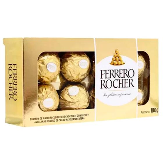 Imagem de Bombom Ferrero Rocher com 8 unidades