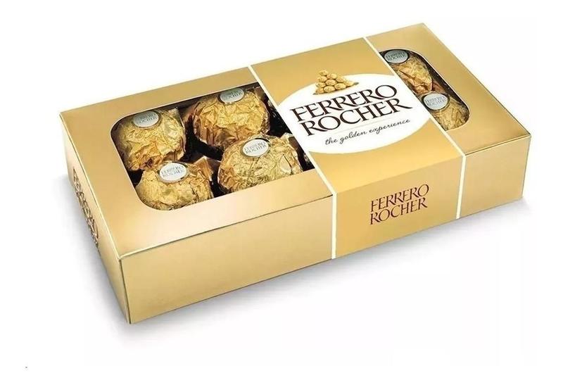 Imagem de Bombom Ferrero Rocher com 8 unidades