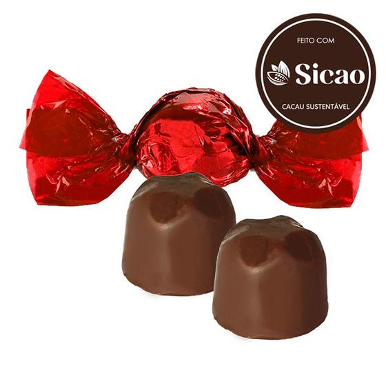 Bombom Maciço Chocolate ao Leite com 500g Sicao - Borússia Chocolates Imagem de Bombom Maciço Chocolate ao Leite com 500g Sicao