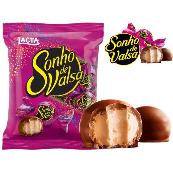 Bombom Sonho De Valsa Pacote 1kg - Lacta Menor preço em Bombom Sonho De Valsa Pacote 1kg - Lacta