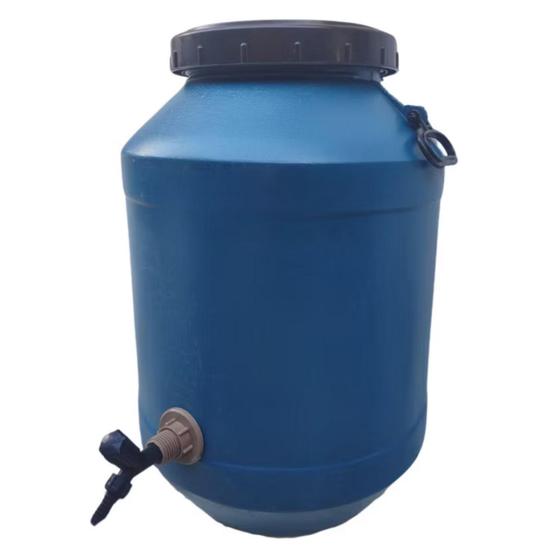 Bombona 50 Litros Galão Barril Tambor Com Torneira Excelente Para Por Agua Menor preço em Bombona 50 Litros Galão Barril Tambor Com Torneira Excelente Para Por Agua