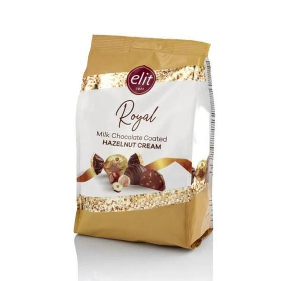 Bombons de Chocolate ao Leite com Recheio Cremoso de Avelã Elit Pacote 500g Menor preço em Bombons de Chocolate ao Leite com Recheio Cremoso de Avelã Elit Pacote 500g