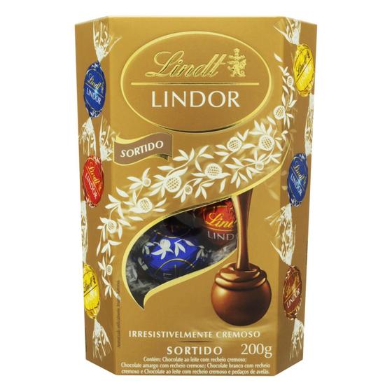 Imagem de Bombons Sortidos Lindor Lindt 200G (2 Caixas)