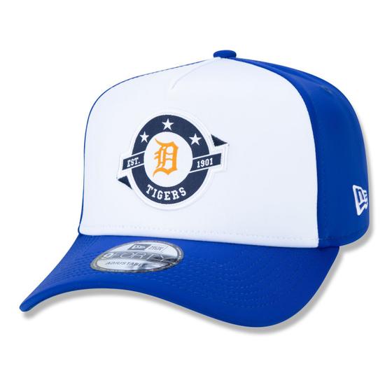 Imagem de BONE 9FORTY A-FRAME SNAPBACK ABA CURVA MLB DETROIT TIGERS ENERGY SPIRIT ABA CURVA SNAPBACK BRANCO/ROYAL New Era