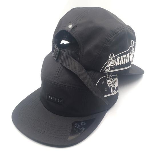 Imagem de Boné Aba Reta Five Panel Skate preto