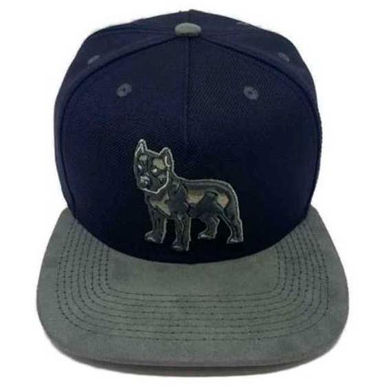 Imagem de Boné Aba Reta - Pit Bull - Azul!