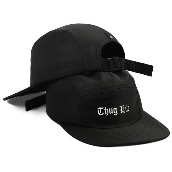 Imagem de Boné Aba Reta Thug Life Five Panel Fitão