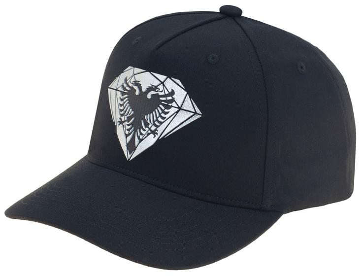 Imagem de Boné Aberta Cavalera Aba Curva StrapBack Águia Diamante Preto