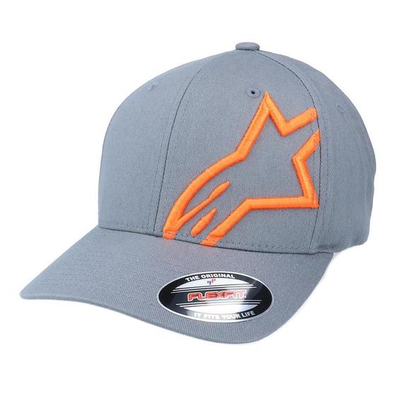 Imagem de Boné Alpinestars Aba Curva Corp Shift 2 Flexfit Cinza E Lara