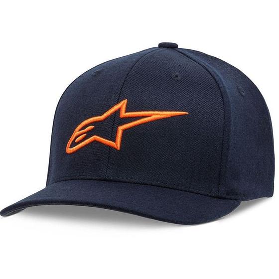 Imagem de Bone Alpinestars Ageless Curve Ag Azul Laranja