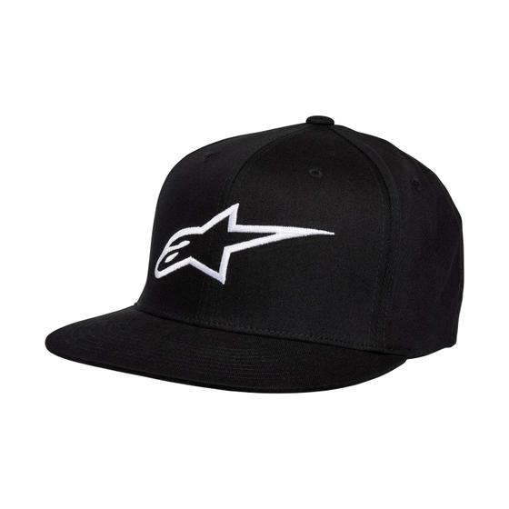 Imagem de Boné Alpinestars Standard Racing - Preto/Branco - Para Homens