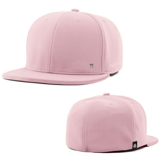 Imagem de Boné Anth Co. Basicreta Rosa Aba Reta Fechado Com Elástico