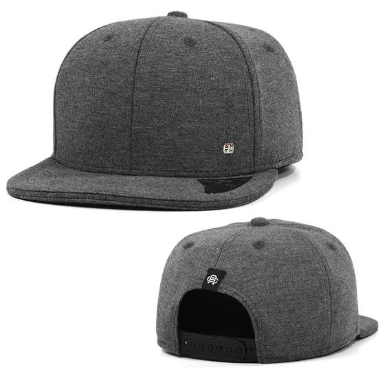 Imagem de Boné Anth co Bn Preto Aba Reta Aberto Com Ajuste Snapback