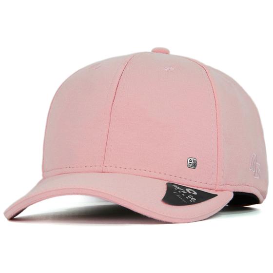 Imagem de Boné Anth Co. Botton Rosa Aba Curva Aberto Com Ajuste Snapback