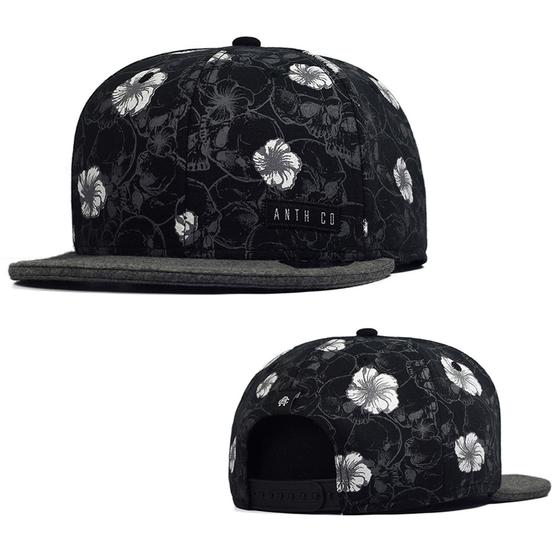 Imagem de Boné Anth co Toten Chumbo Aba Reta Aberto Com Ajuste Snapback