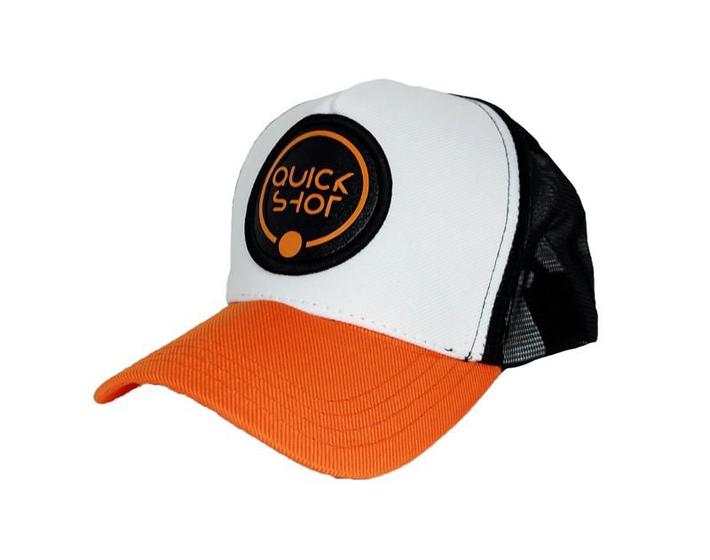 Imagem de Boné Beach Tennis Trucker Logo Preto E Laranja