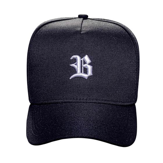 Imagem de Boné Blck Brasil Aba Curva Snapback Básico Minilogo B Branco