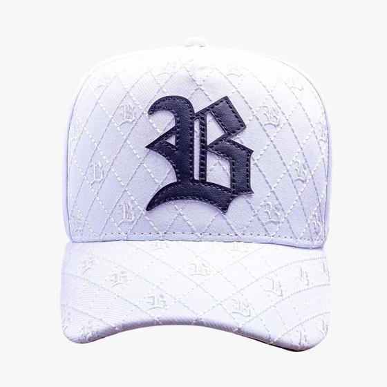 Imagem de Boné Blck Brasil Aba Curva Snapback Bordado Logo Couro Line