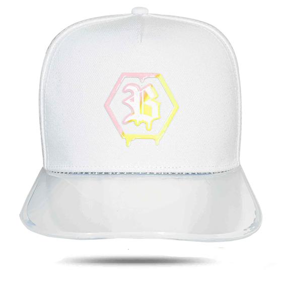 Imagem de Boné BLCK Brasil Aba Curva Transparente Snapback Logo Colors