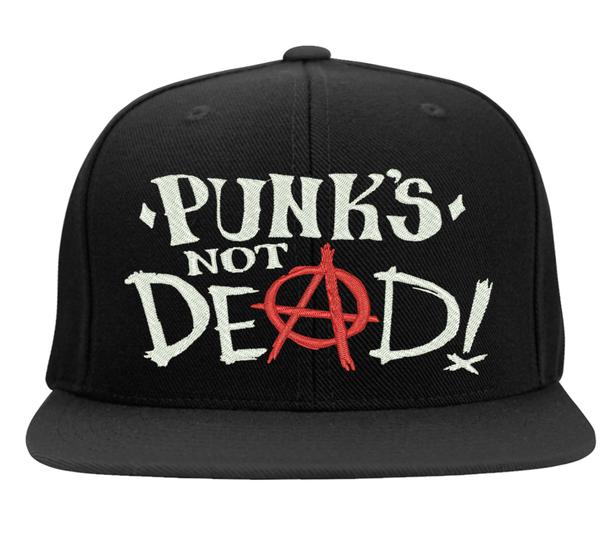 Imagem de Boné Bordado - Punk Is Not Dead Antifa Anarco Anarquismo