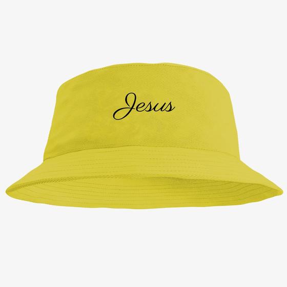 Imagem de Boné Chapéu Bucket Hat Estampado Jesus