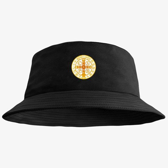 Imagem de Boné Chapéu Bucket Hat Estampado Medalha Sao Bento