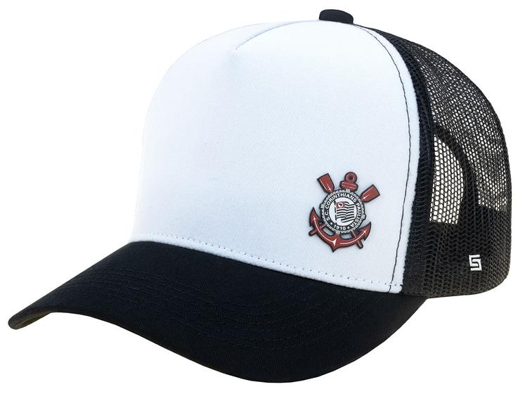 Imagem de Boné Corinthians Licenciado Bordado Trucker Supercap 37837