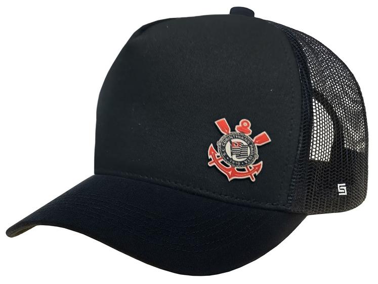 Imagem de Boné Corinthians Licenciado Bordado Trucker Supercap 37837