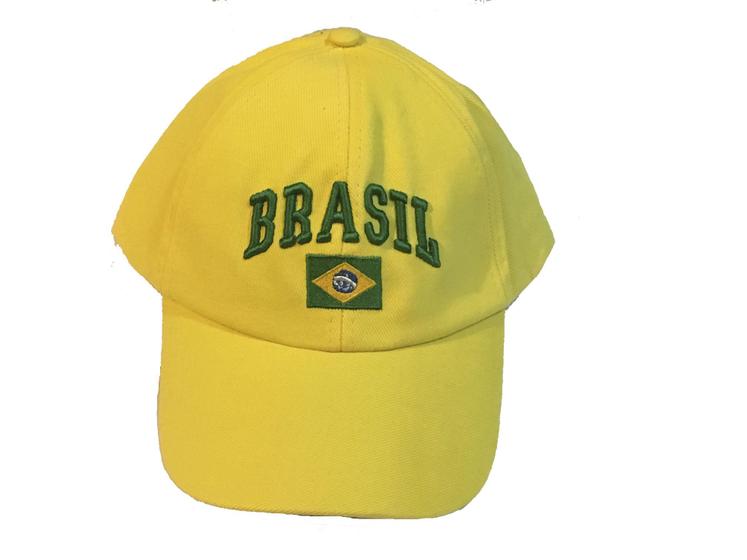 Imagem de Boné da bandeira do Brasil Amarelo