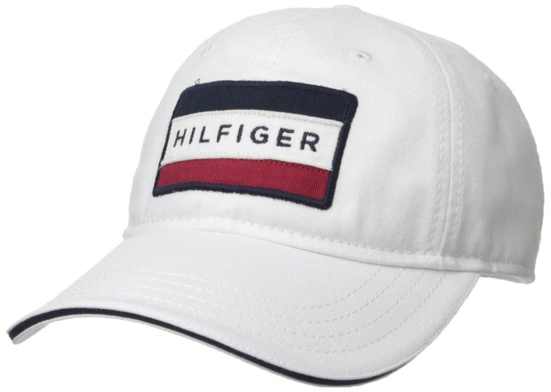 Imagem de Boné de beisebol Tommy Hilfiger Cole Dad Hat para homens branco